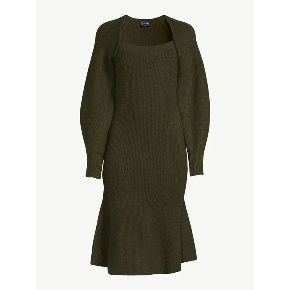Green Sweater Dress